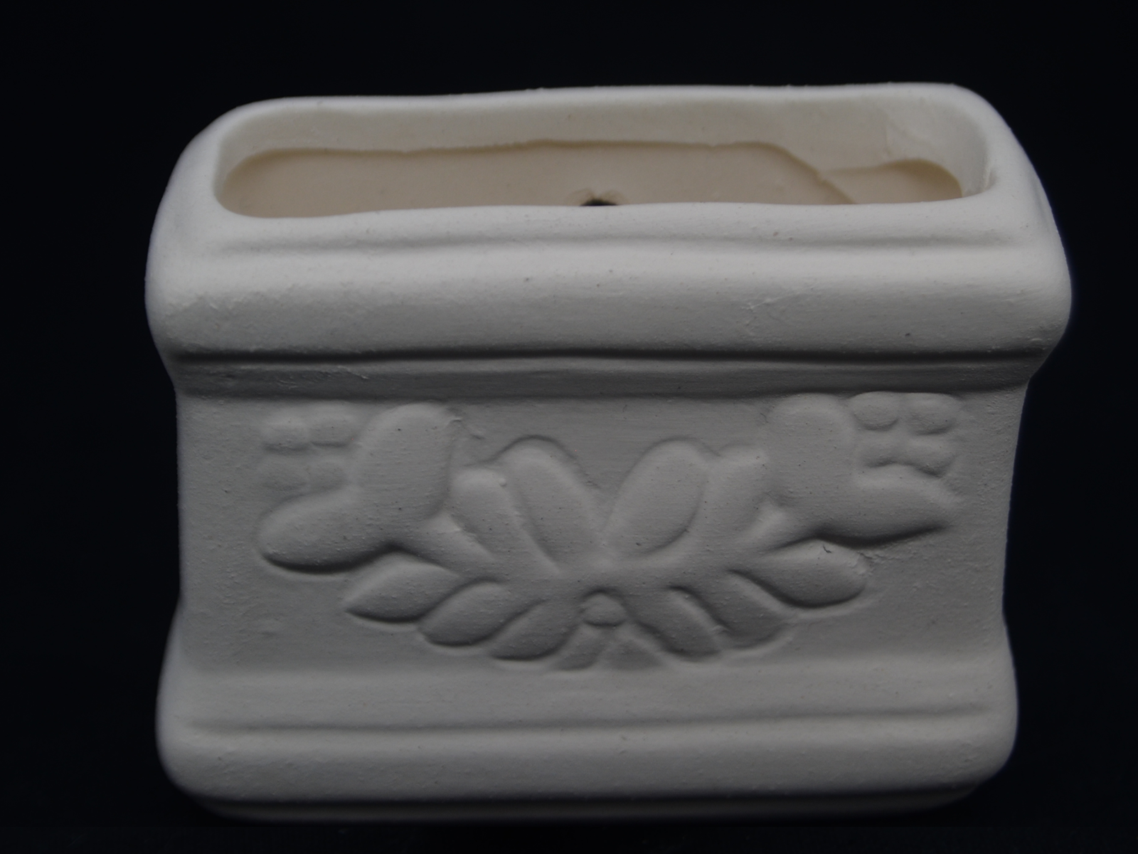 Vaso meio Retangular flor